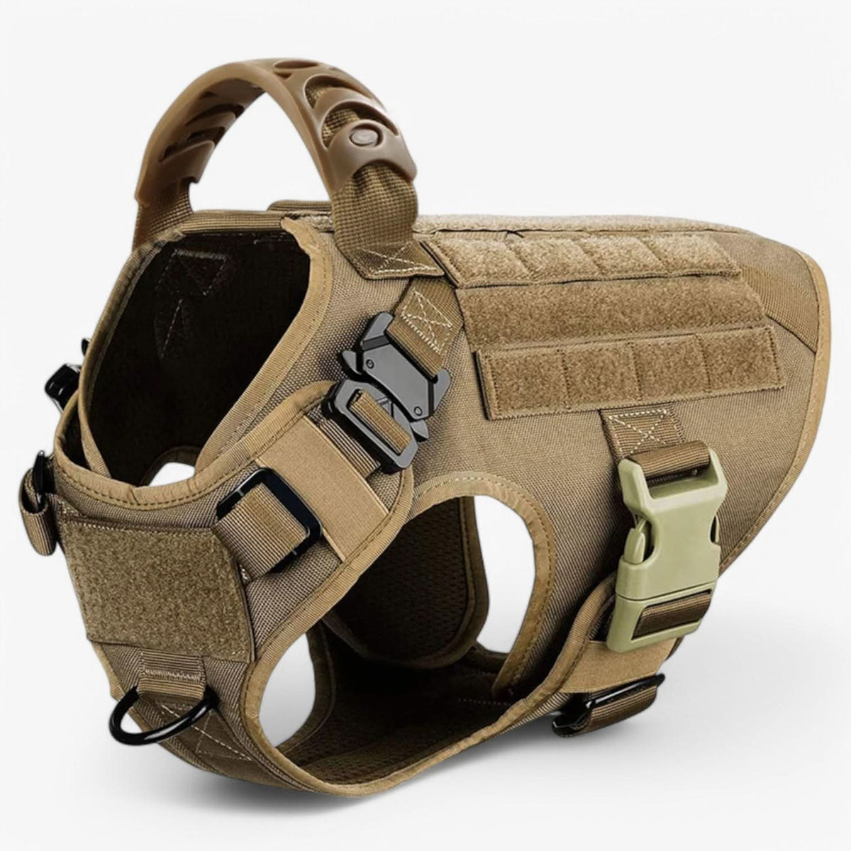 Tactical Dog Harness with Handle, Escape Proof Dog Harness for Small and Large Dogs, Padded Reflective Dog Vest_04