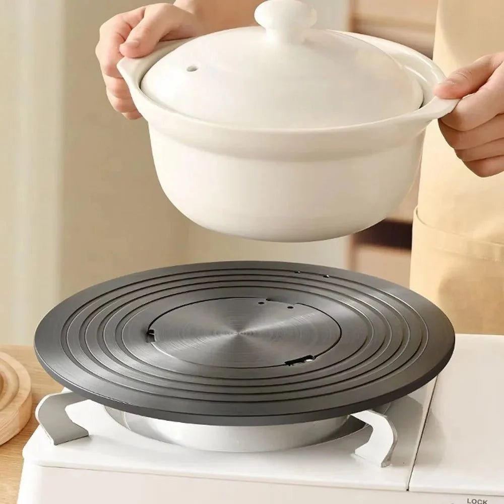 Heat Diffuser Plate 28 cm, Hob Heat Diffuser for Delicate Dishes, Non Slip Cookware Protector, Kitchen Accessories_03