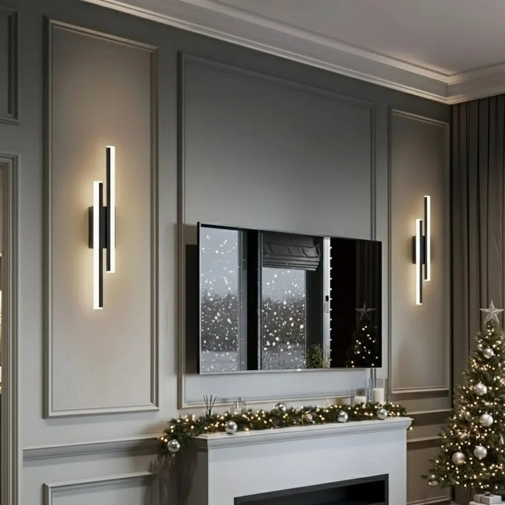 Living Room Wall Lights, LED Wall Light with 3 Colour Modes, Dimmable Wall Sconce for Bedroom and Hallway Lighting_03