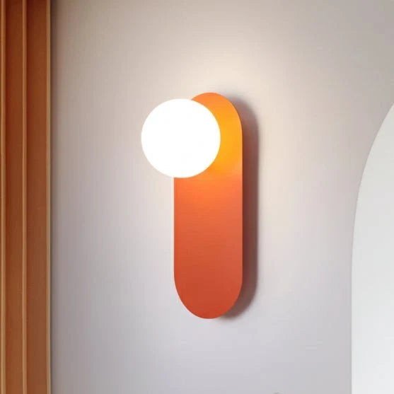 Living Room Wall Lights, Nordic Iron Wall Lamp for Bedroom and Hallway, Modern Scandinavian Wall Sconce