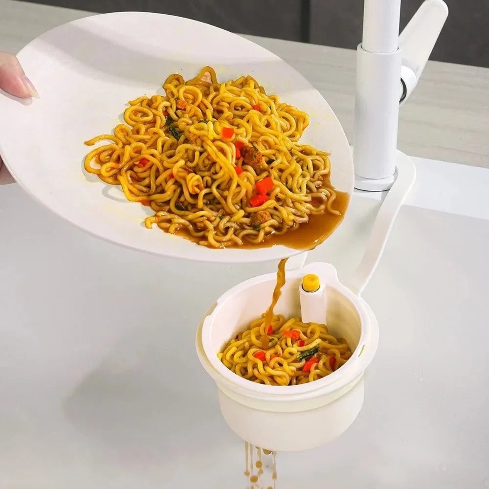 Hanging Sink Strainer Basket, Kitchen Sink Strainer with Removable Bottom
