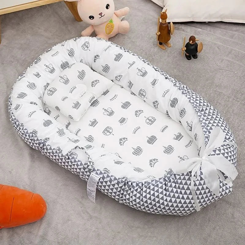 Travel Cot, Foldable Baby Cot for Home and On the Go, Portable Baby Crib, Lightweight Baby Bed_09
