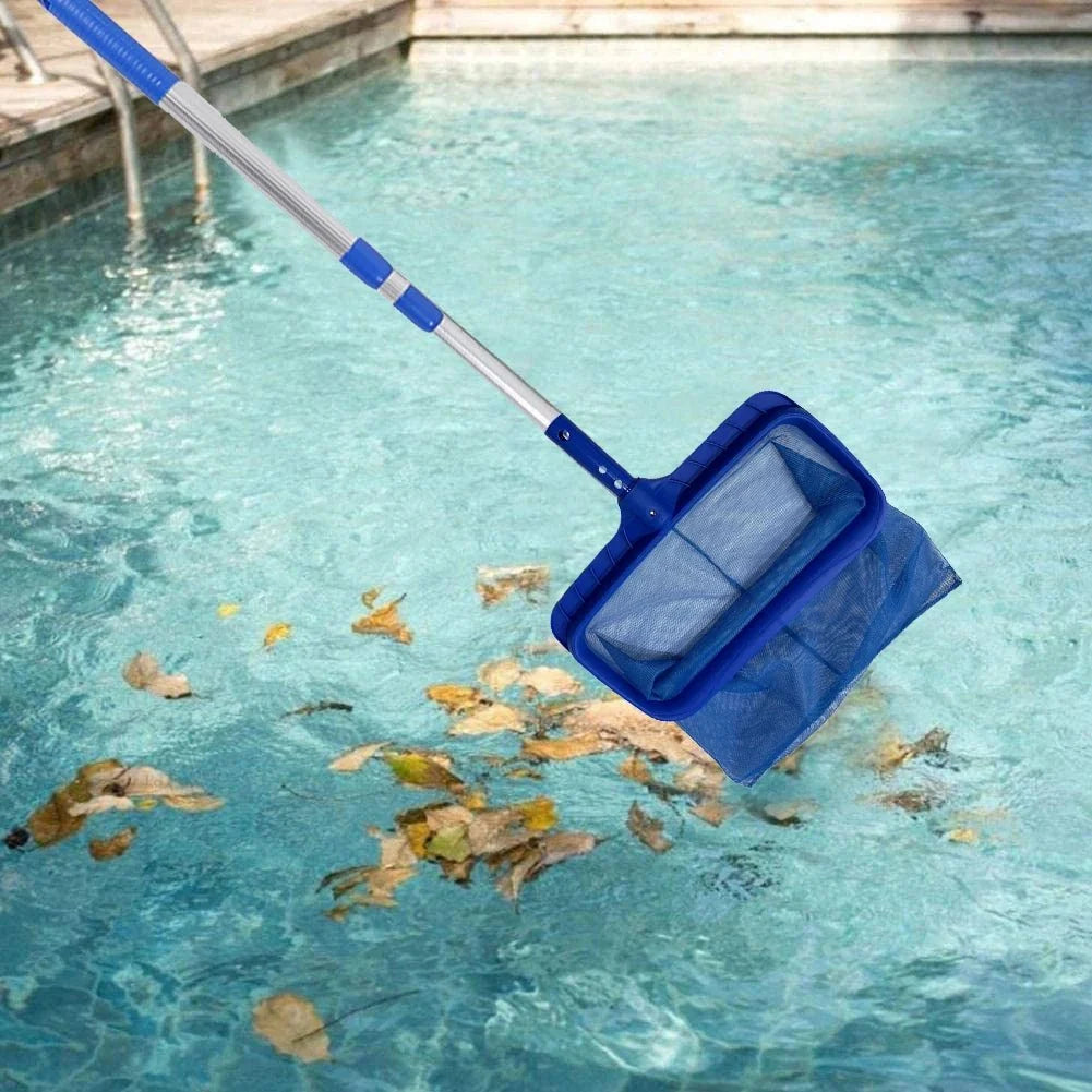 Pool Skimmer Net with Extra Deep Net, Pool Leaf Skimmer for Leaves and Insects