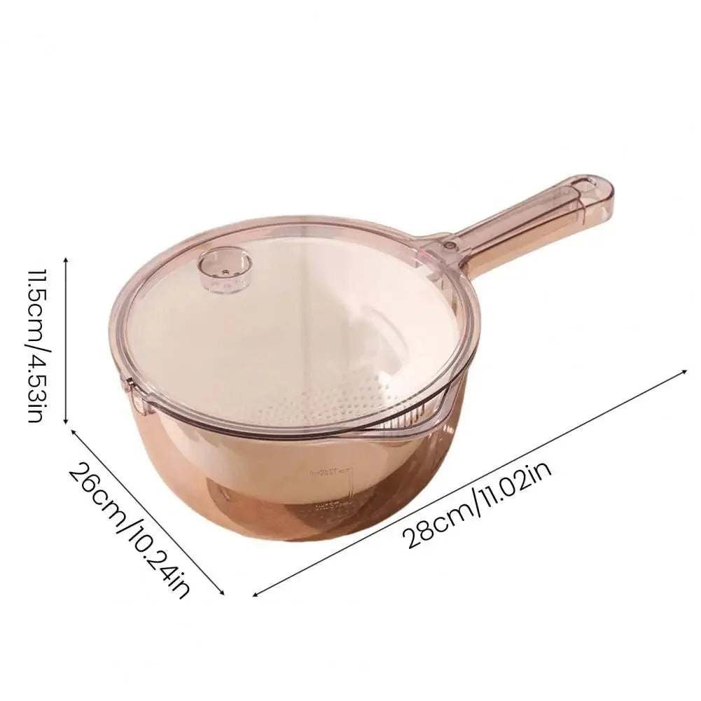 Colander with Strainer, Kitchen Sieve for Rinsing and Draining – image 9