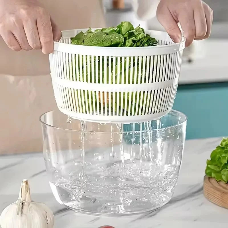 Electric Salad Spinner, Battery Powered Salad Spinner for Fruits and Vegetables, Lettuce Spinner, Salad Dryer_04