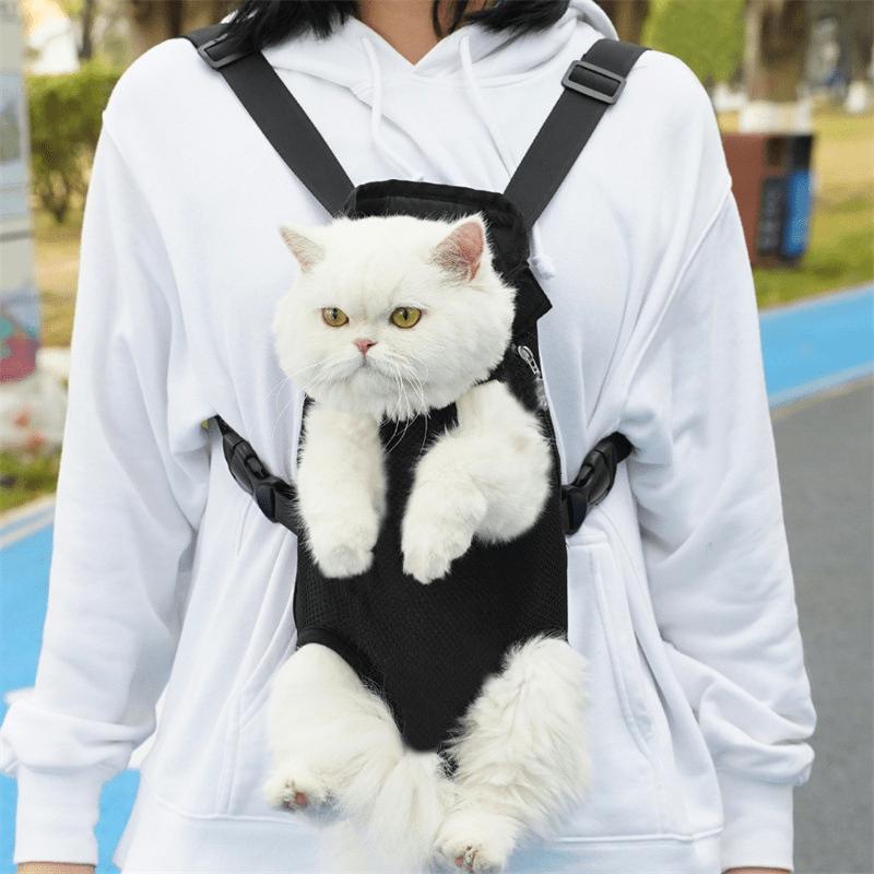 Cat Carrier Backpack, Dog Carrier Backpack for Small Dogs, Breathable Pet Carrier for Travel and Walks_06