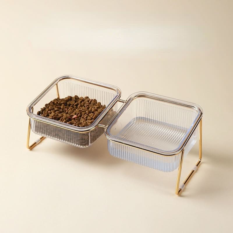 Raised Cat Bowls, Raised Dog Bowl for Small Dogs, Raised Cat Food Bowl with Stand and Non Slip Feet_02