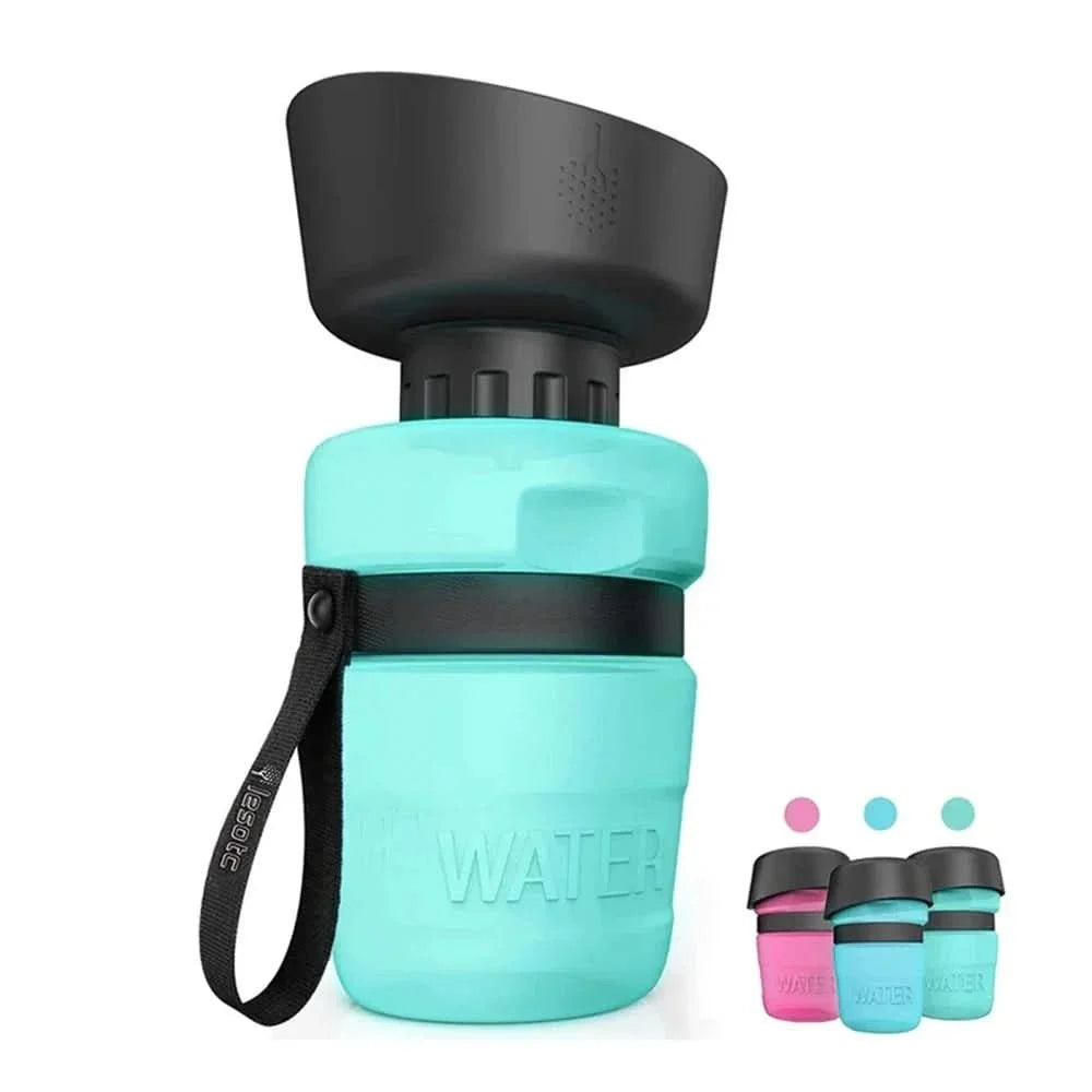 Foldable Drinking Bottle for Dogs with Bowl 520 ml, Portable Dog Water Bottle for Walks, Dog Travel Water Bottle_01