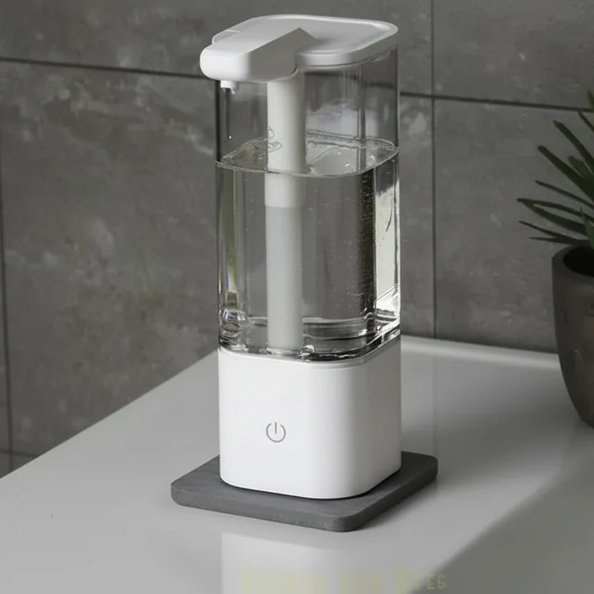 Automatic Soap Dispensers, Touchless Hand Soap Dispenser with Sensor, USB Rechargeable Bathroom Soap Dispenser