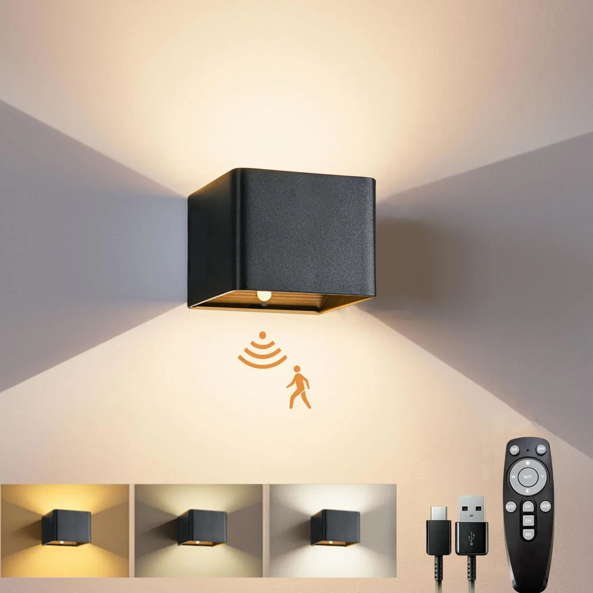 Rechargeable Wall Lights with Motion Sensor, Motion Activated Light – image 10