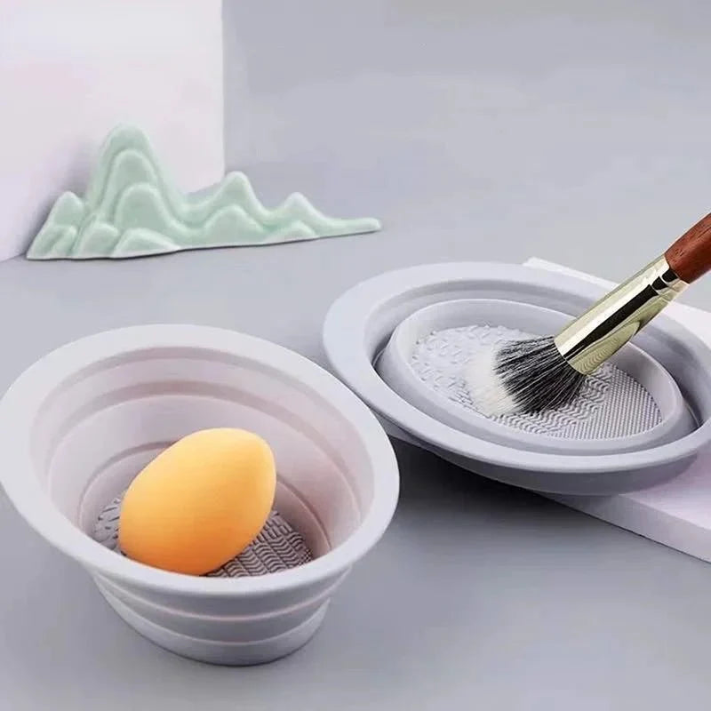 Silicone Makeup Brush Cleaner, Silicone Scrubber for Makeup Brushes and Sponges