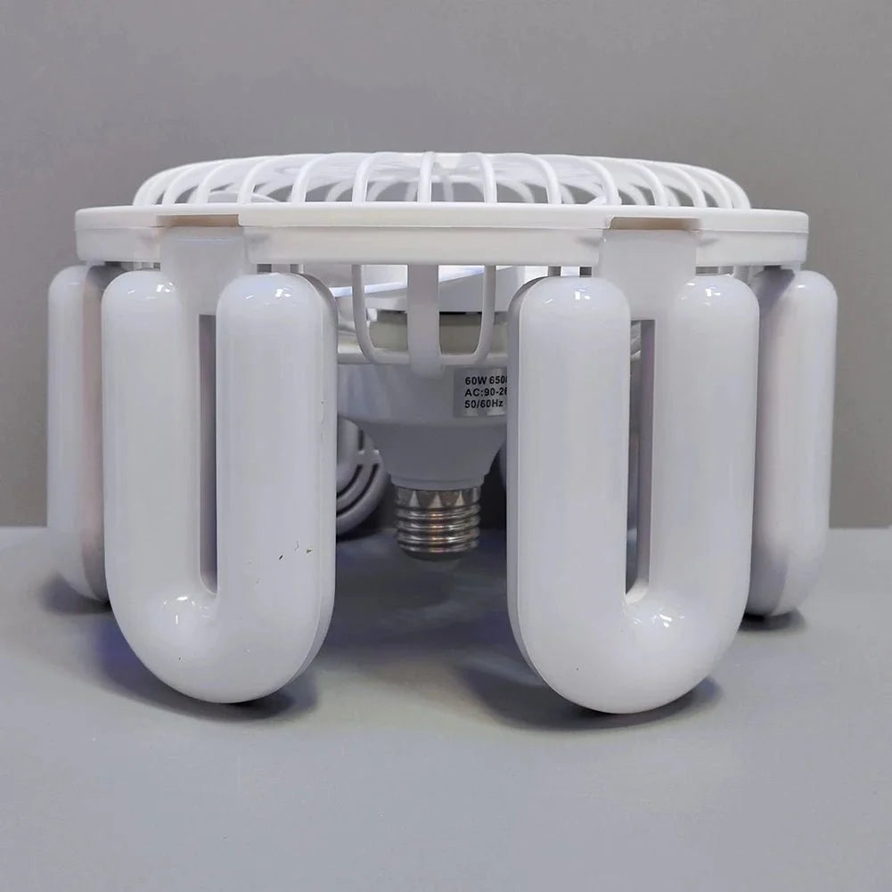 Ceiling Fan and Light with Remote Control, LED Ceiling Light with Fan for Bedroom, Air Cooling Fan with 4 Speeds_07