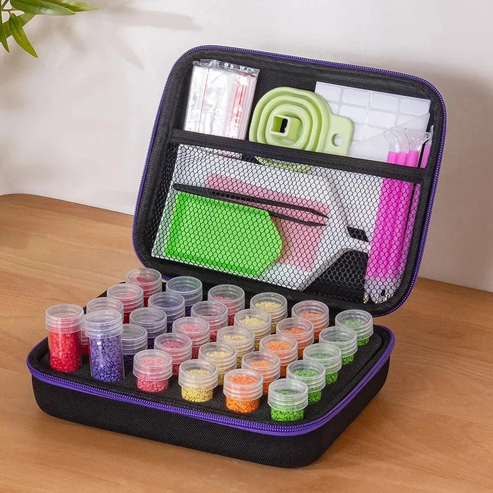 Complete Diamond Painting Tool Set, Diamond Art Pens with Wax and Tweezers, Art Supplies for Arts and Crafts