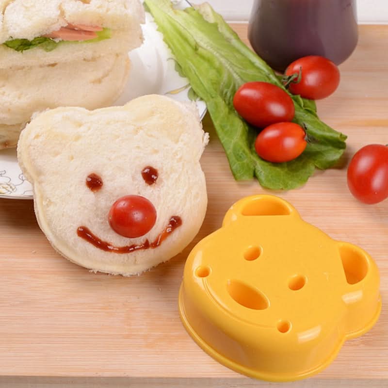 Cookie Cutters and Sandwich Cutters for Kids, Vegetable Cutters with Bear Rabbit and Car Shapes, Kitchen Gadgets_00