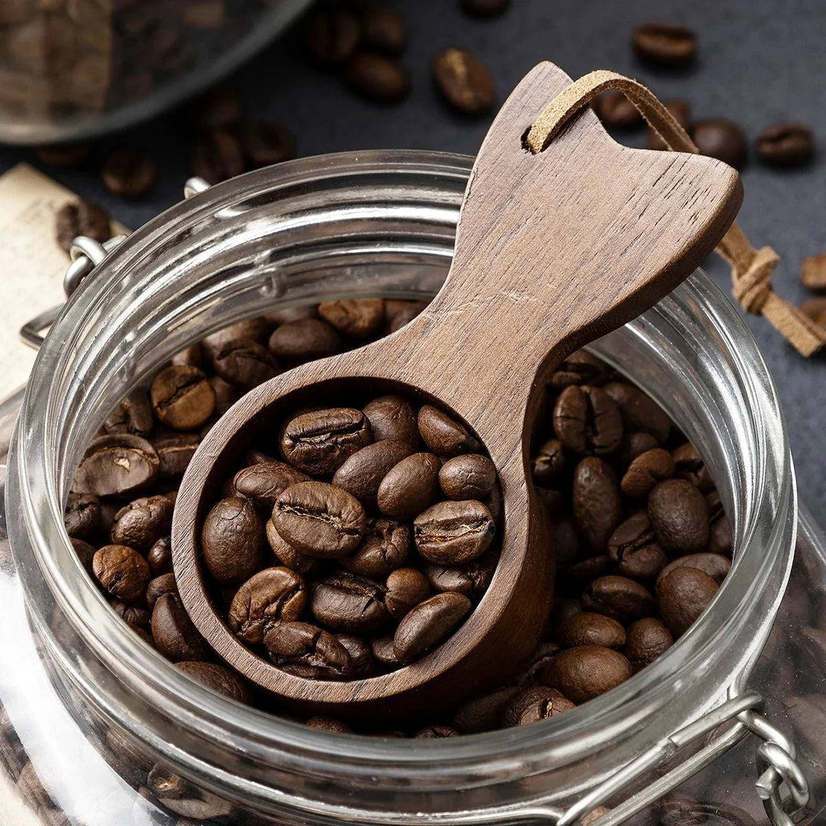 Wooden Measuring Spoon for Coffee, Coffee Scoop and Measuring Scoop for Tea and Spices, Coffee Accessories_02