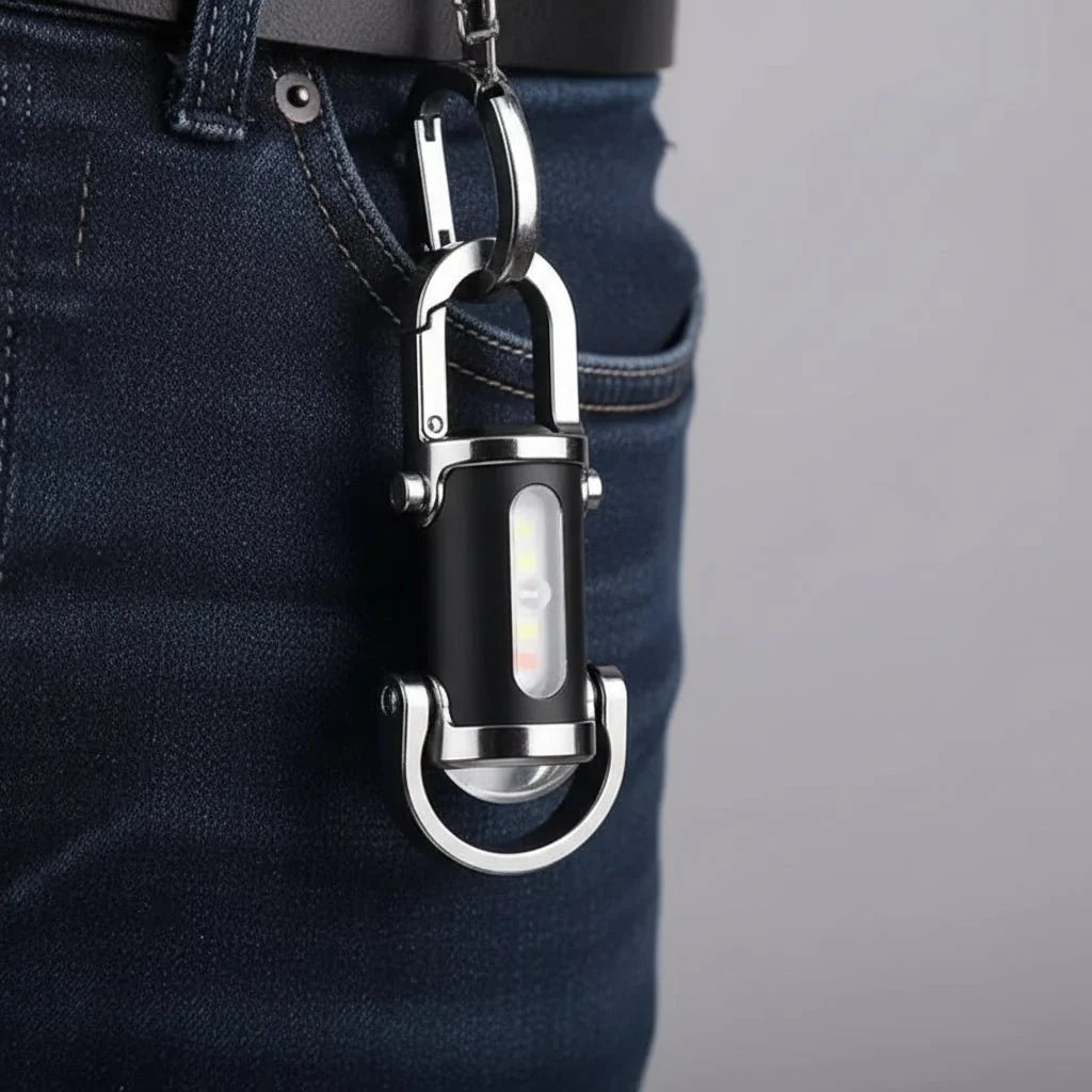 Rechargeable Torch, Mini LED Torch Keyring, Small Torch with Multiple Light Modes, Keychain Flashlight for Pocket_03
