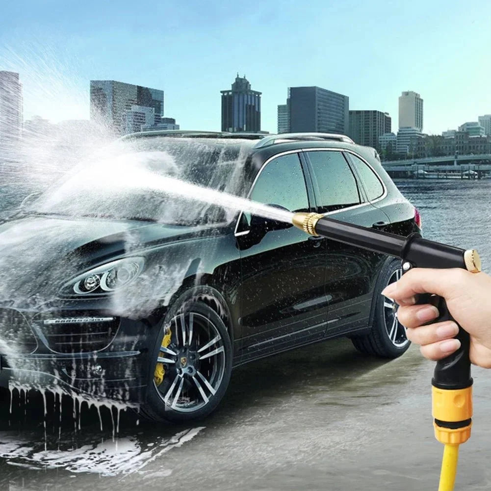 High Pressure Water Gun, Garden Hose Spray Gun with Adjustable Jet, Hose Nozzle for Car Washing and Garden Watering