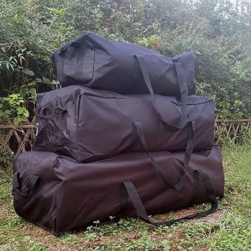 Large Weekend Bag for Travel, Camping Storage Bag up to 150 L, Camping Bag for Festivals and Road Trips