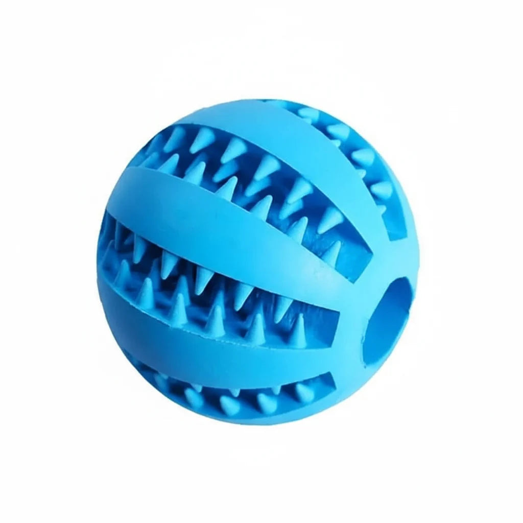 Dog Ball for Treats, Chew Ball for Dogs with Dental Grooves, Interactive Dog Toys for Puppies, Natural Rubber Puppy Toys_10