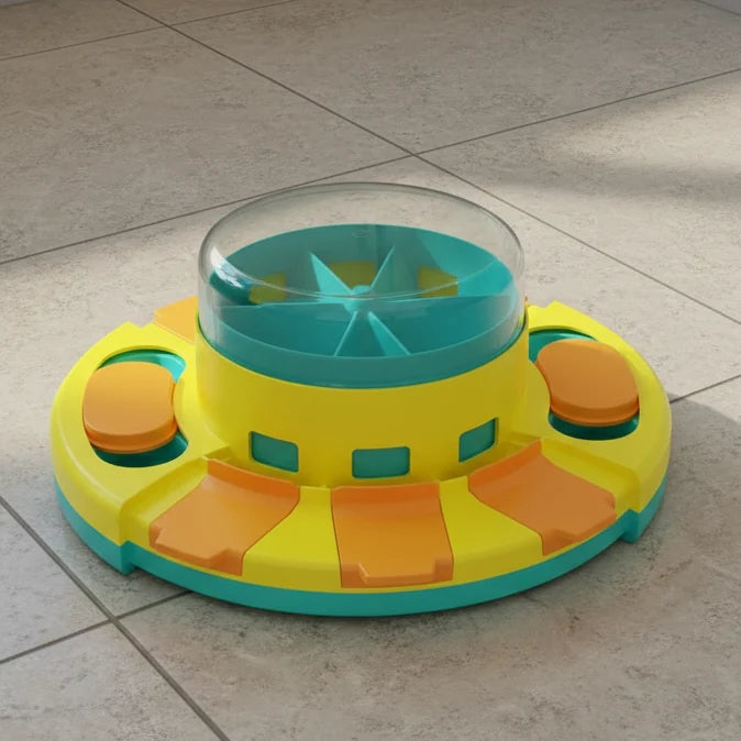 Slow Feeder Dog Bowl Anti Gulping, Puzzle Feeder for Cats, Cat Food Bowl with Maze, Dog Food Bowl 30 cm_00