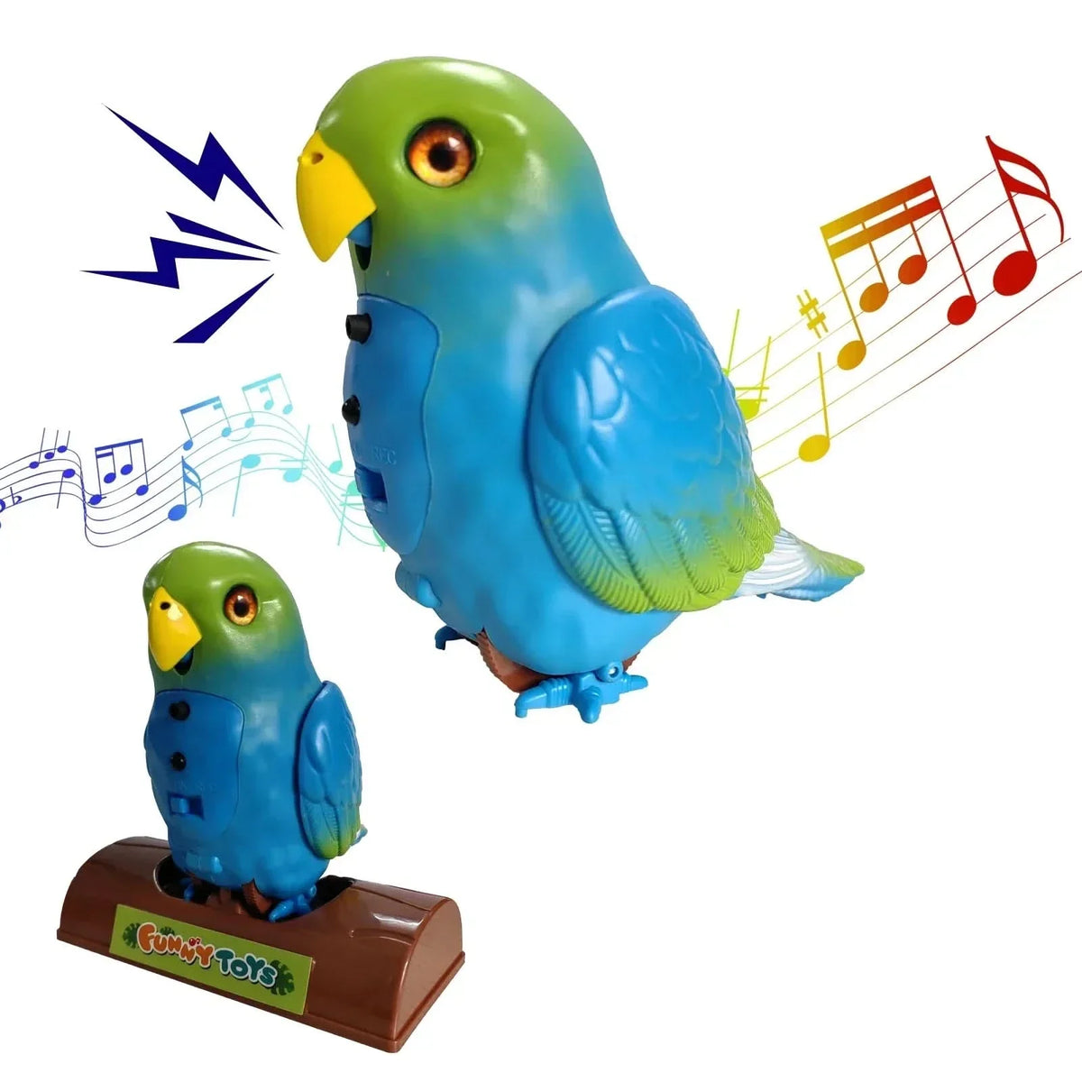 Talking Parrot Toy That Repeats What You Say, Singing Talking Bird, Funny Gifts for Kids and Adults_06