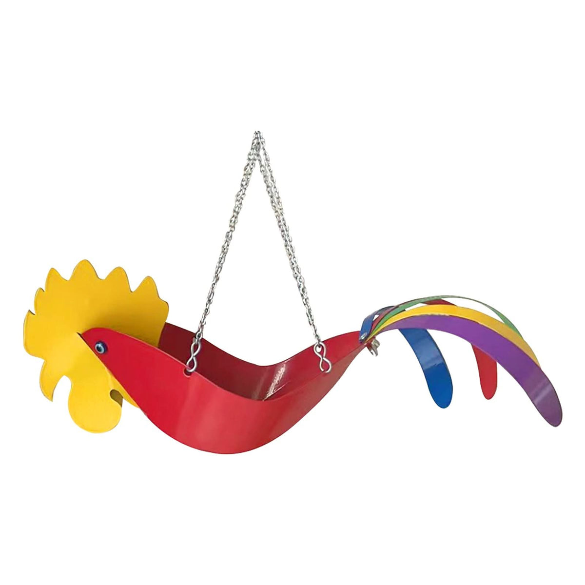 Hanging Planter in Bird Design, Parrot and Rooster Hanging Plant Pot, Garden Ornament for Balcony, Hanging Basket_06