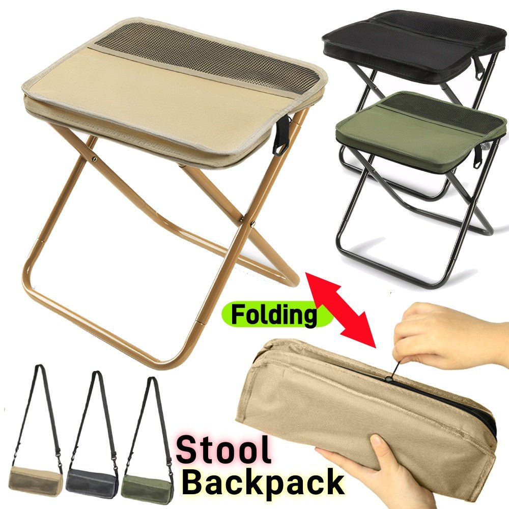 Camping Chairs, Lightweight Folding Chair Backpack 2 in 1, Waterproof Fishing Chair for Hiking and Outdoor Use_10