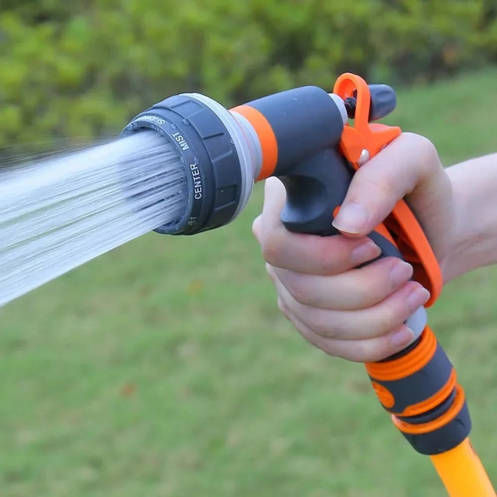 Watering Gun with 8 Spray Modes, Garden Hose Spray Gun, Hose Nozzle and Hose Attachment for Garden Watering
