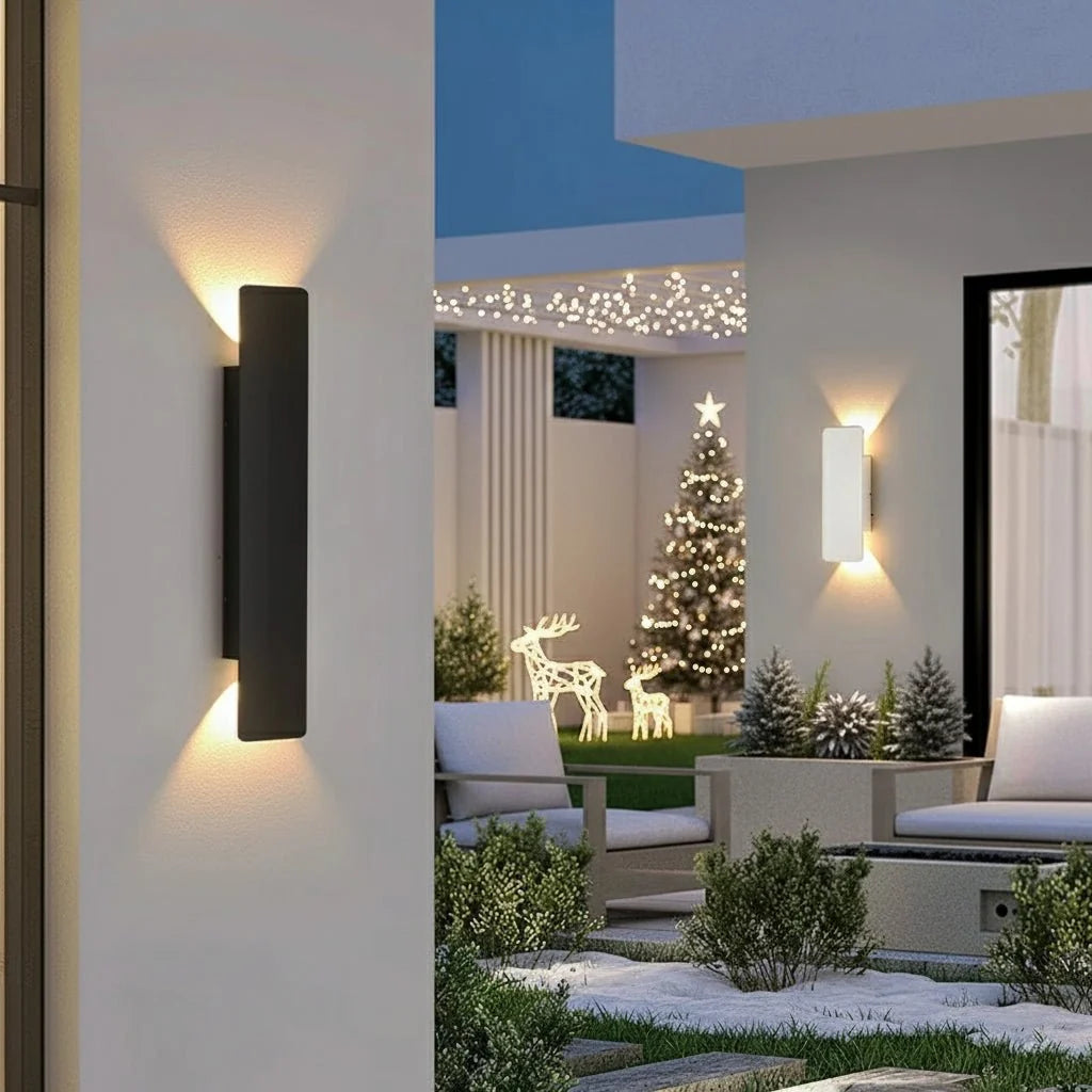 Outdoor Wall Lights, Waterproof LED Exterior Wall Light for Indoor and Outdoor Lighting, Modern Aluminium Wall Lamp