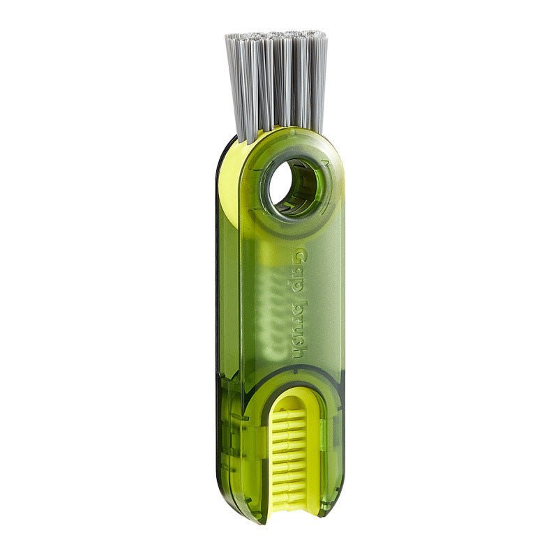 Bottle Brush, Three Head Bottle Cleaning Brush for Cups and Glasses, Washing Up Brush with Suction Cup for Kitchen Sink_07