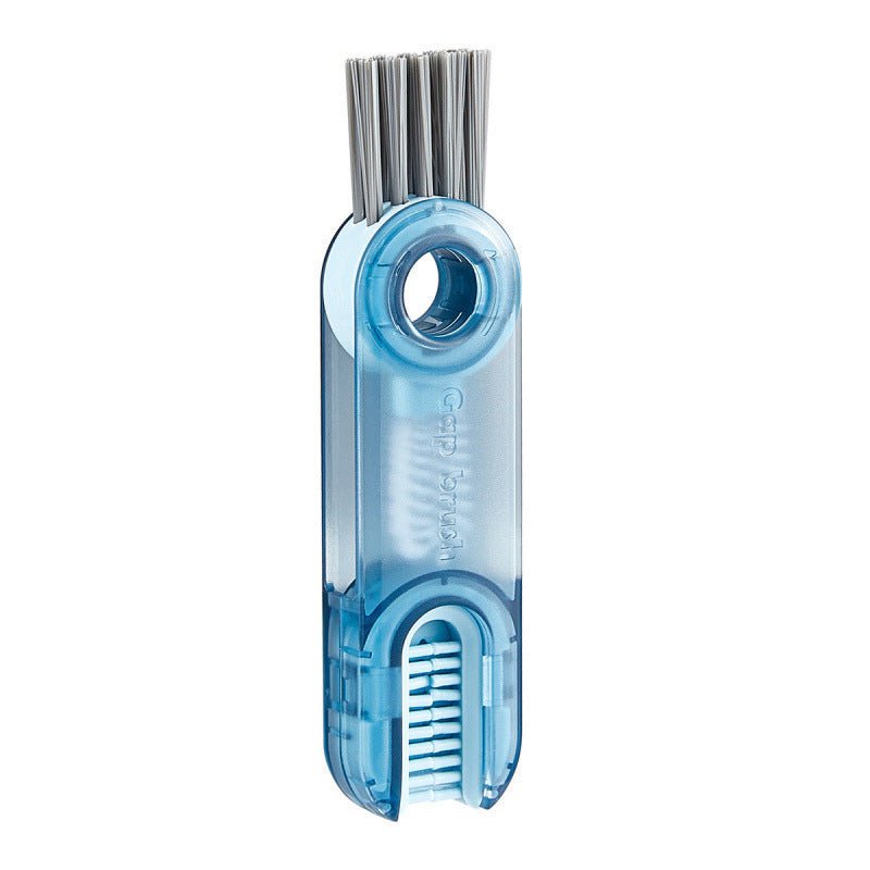Bottle Brush, Three Head Bottle Cleaning Brush for Cups and Glasses, Washing Up Brush with Suction Cup for Kitchen Sink_09