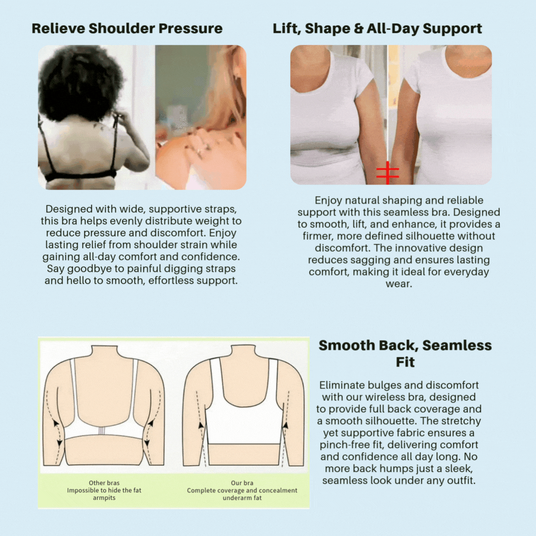Comfortable Wireless Bra in Sizes M to 5XL – image 6