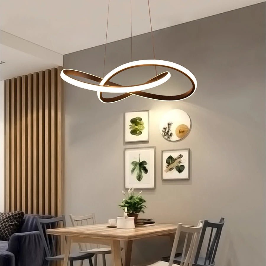 Cloverleaf Pendant Light for Living Room, Modern Hanging Light Fitting – image 18