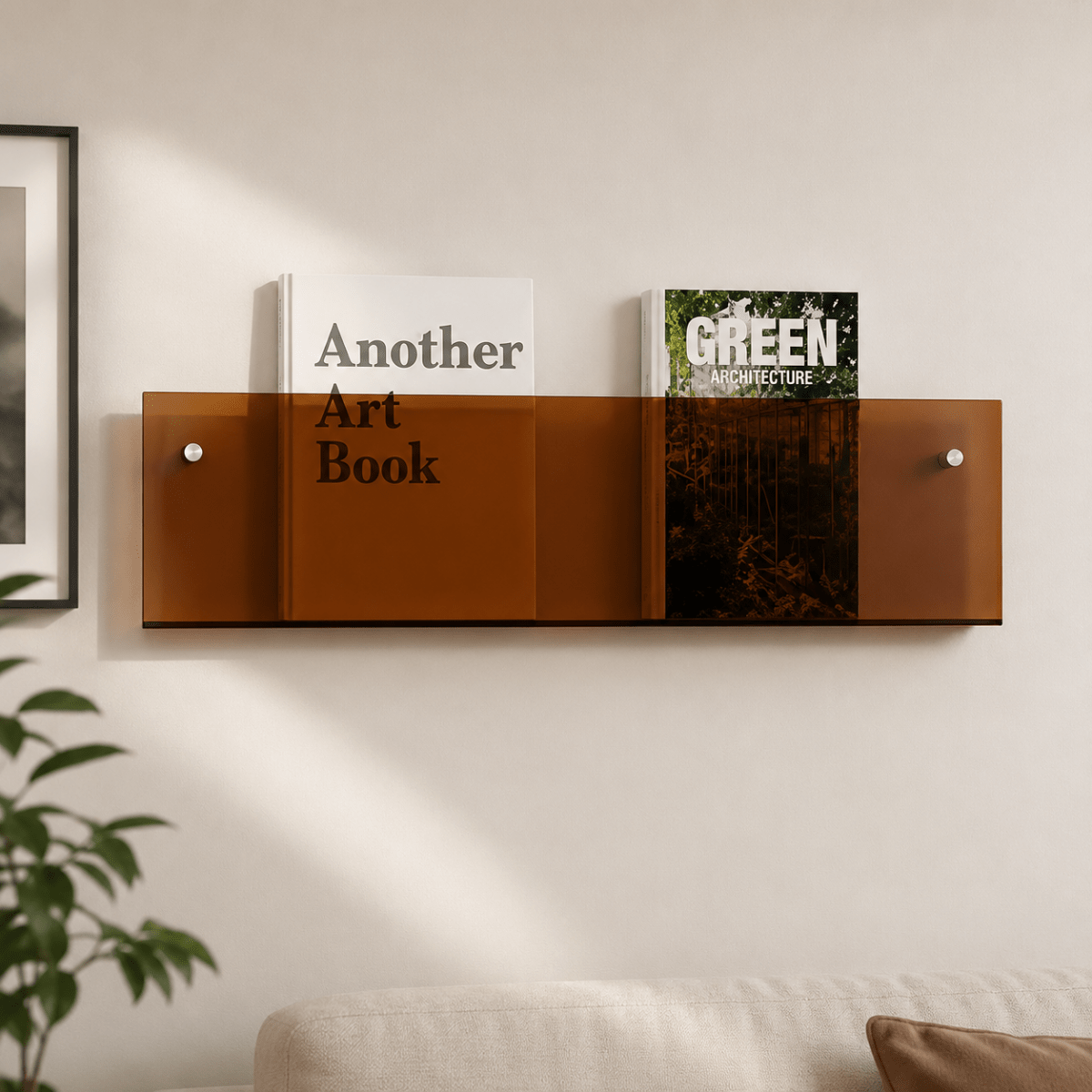 Wall Magazine Holder, Wall Mounted Magazine Rack for Living Room and Office, Wall Organiser for Books and Documents_00