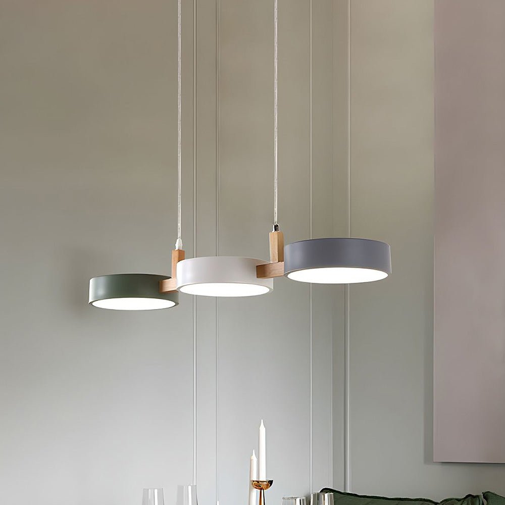 LED Ceiling Light Pendant, Scandinavian Pendant Light in Wood and Iron, Kitchen Pendant Lights for Dining Table_05