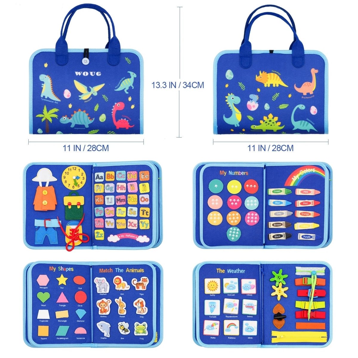 Montessori Busy Board with 15 Activities – image 6