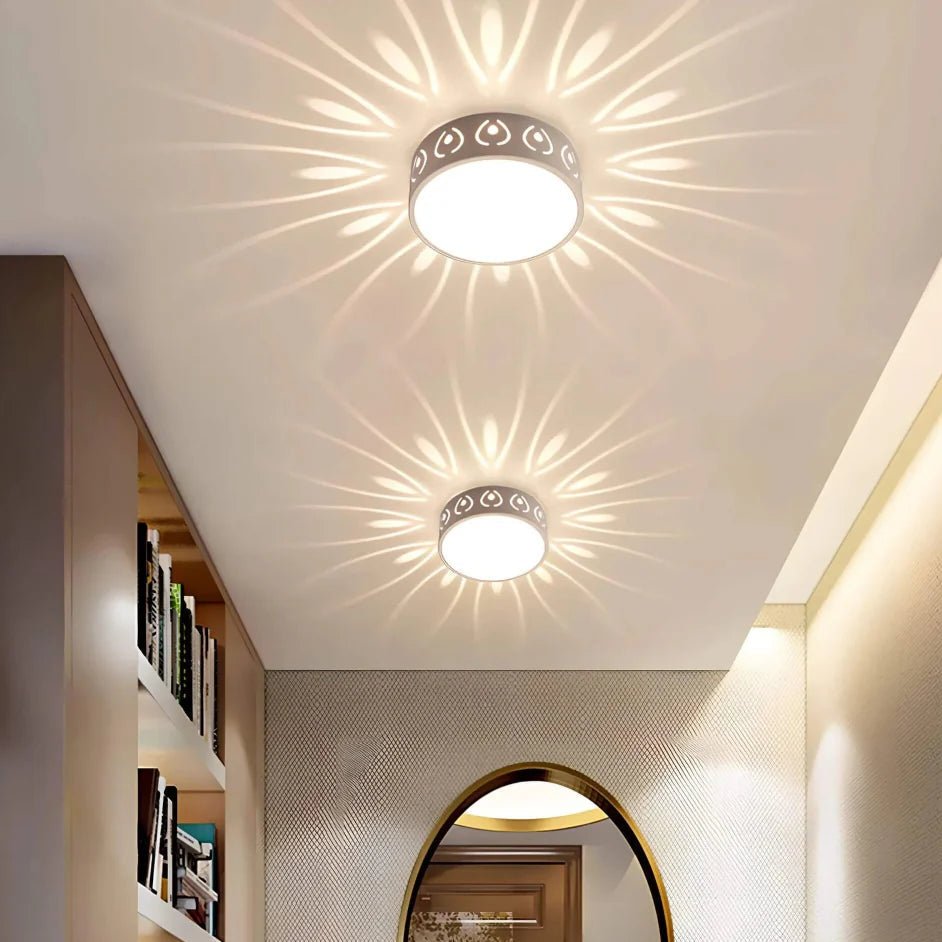 LED Ceiling Lights, Ultra Slim Flush Ceiling Light, Round Ceiling Lamp for Indoor and Covered Outdoor Use_02