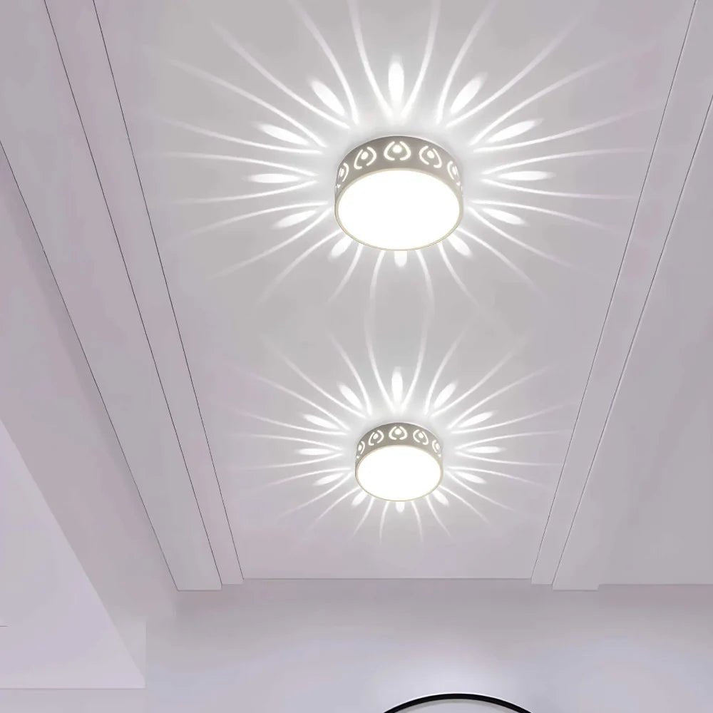LED Ceiling Lights, Ultra Slim Flush Ceiling Light, Round Ceiling Lamp for Indoor and Covered Outdoor Use_03