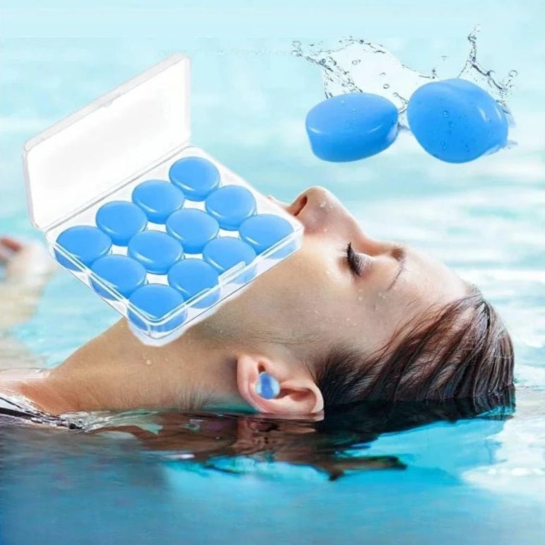 Ear Plugs for Sleeping, Mouldable Silicone Ear Plugs, Reusable Earplugs for Sleeping and Travel, Sleep Aid