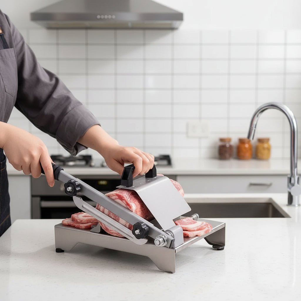 Vegetable Slicer with Adjustable Thickness, Manual Food Slicer