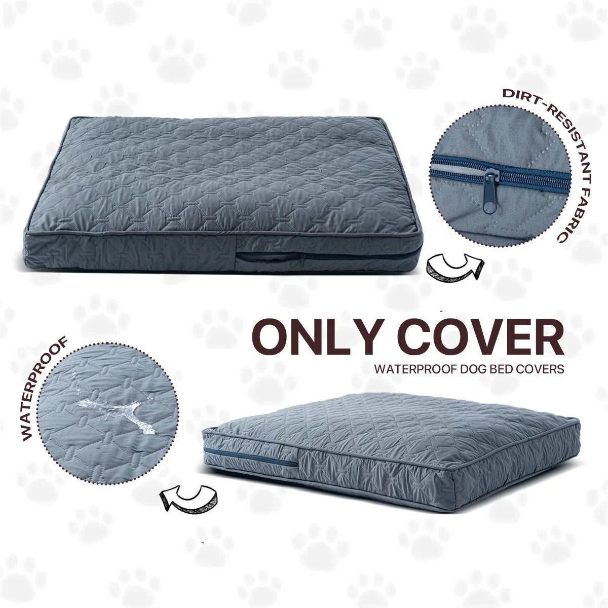 Dog Bed Covers for Large Dogs, Dog Mattress Cover to Fill with Blankets – image 7
