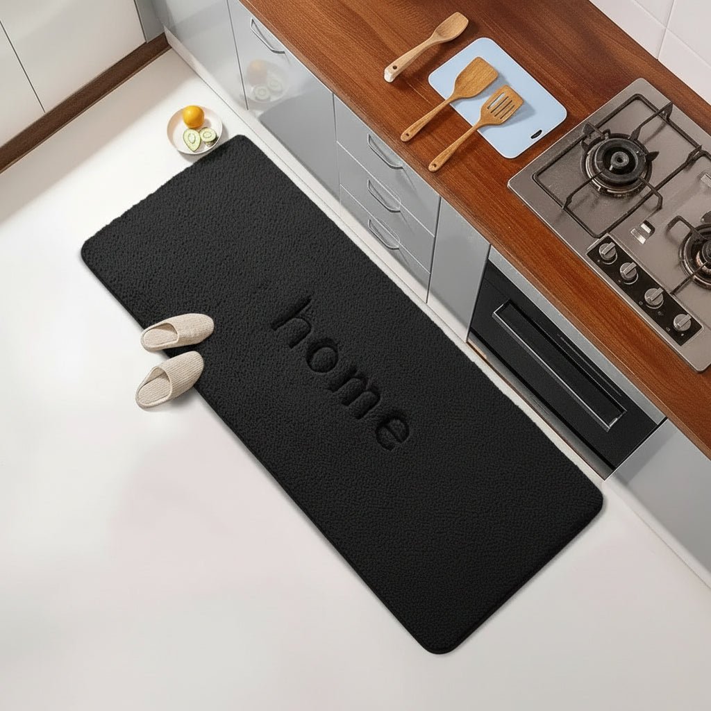 Bath Mats, Non Slip Door Mat for Entrance, Absorbent Flannel Kitchen Mat, Floor Mat for Bedroom