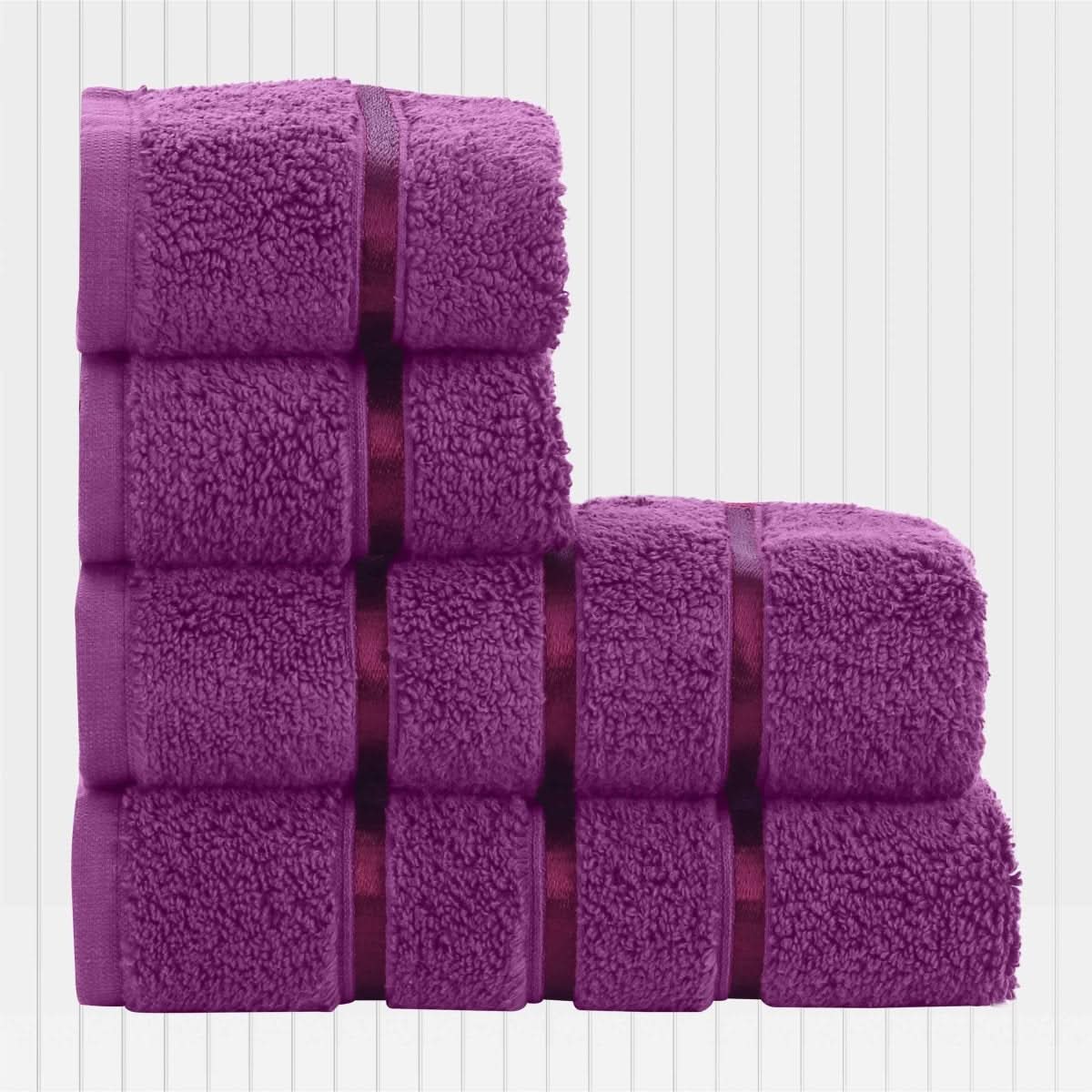 Bathroom Towels, 100% Cotton Hand Towels 50 x 90 cm, Face Towel Set of 4 with Fabric Bag_13