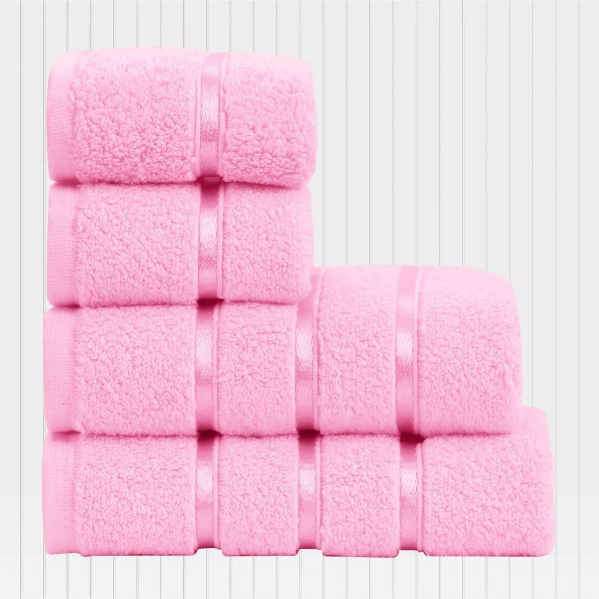 Bathroom Towels, 100% Cotton Hand Towels 50 x 90 cm, Face Towel Set of 4 with Fabric Bag_18