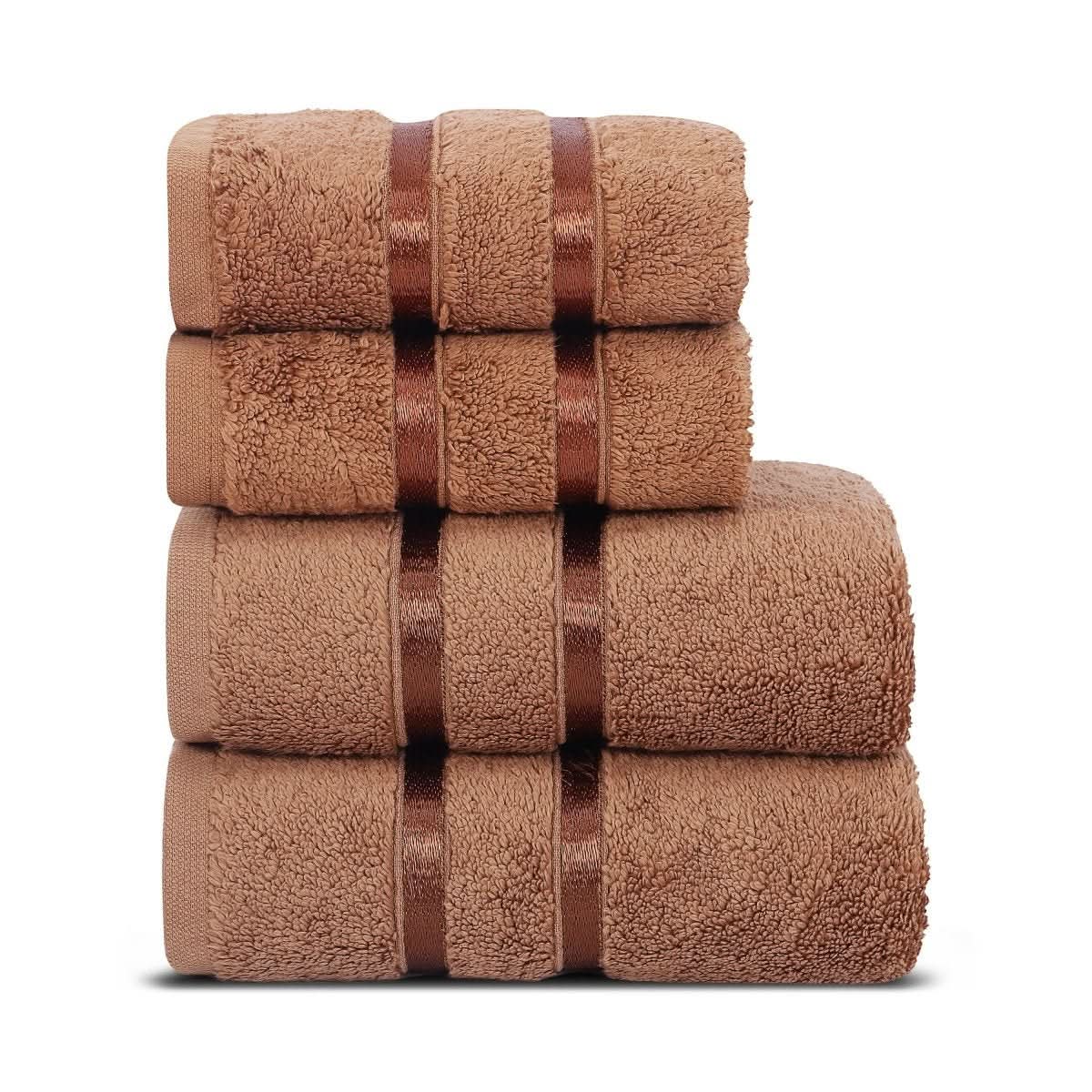 Bathroom Towels, 100% Cotton Hand Towels 50 x 90 cm, Face Towel Set of 4 with Fabric Bag_06