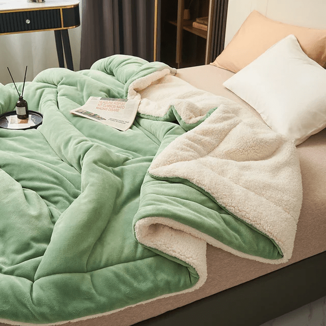 Throw Blanket, Flannel Fleece Blanket for Bed and Sofa, Soft Sofa Throw, Machine Washable Bed Throw_03