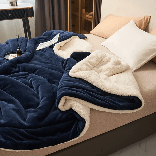 Throw Blanket, Flannel Fleece Blanket for Bed and Sofa, Soft Sofa Throw, Machine Washable Bed Throw_04