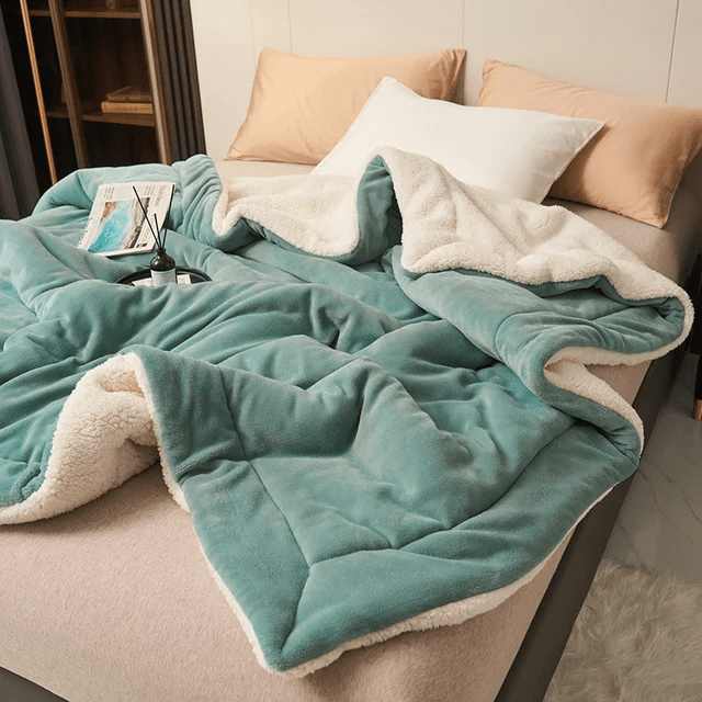 Throw Blanket, Flannel Fleece Blanket for Bed and Sofa, Soft Sofa Throw, Machine Washable Bed Throw_06