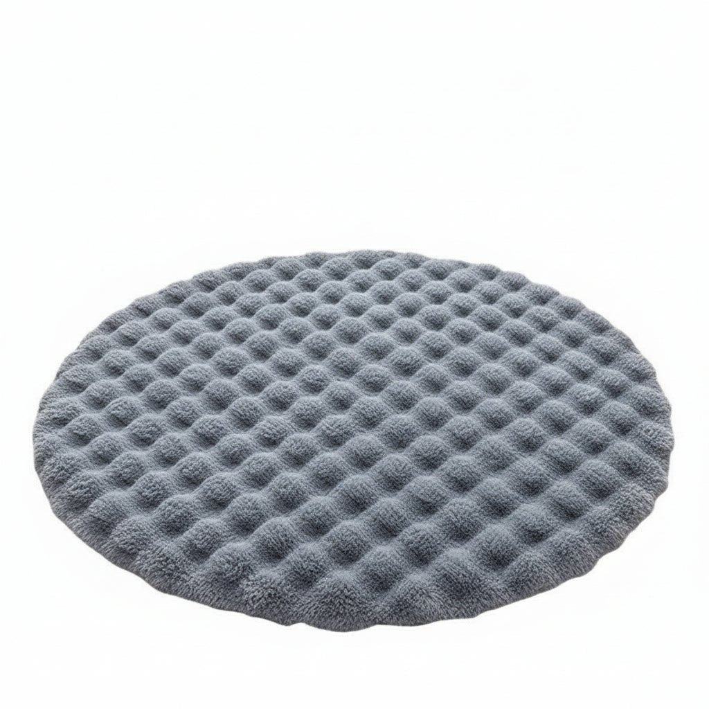 Round Washable Rug, Fluffy Round Rug for Bedroom and Nursery, Scandinavian Rug for Living Room_10