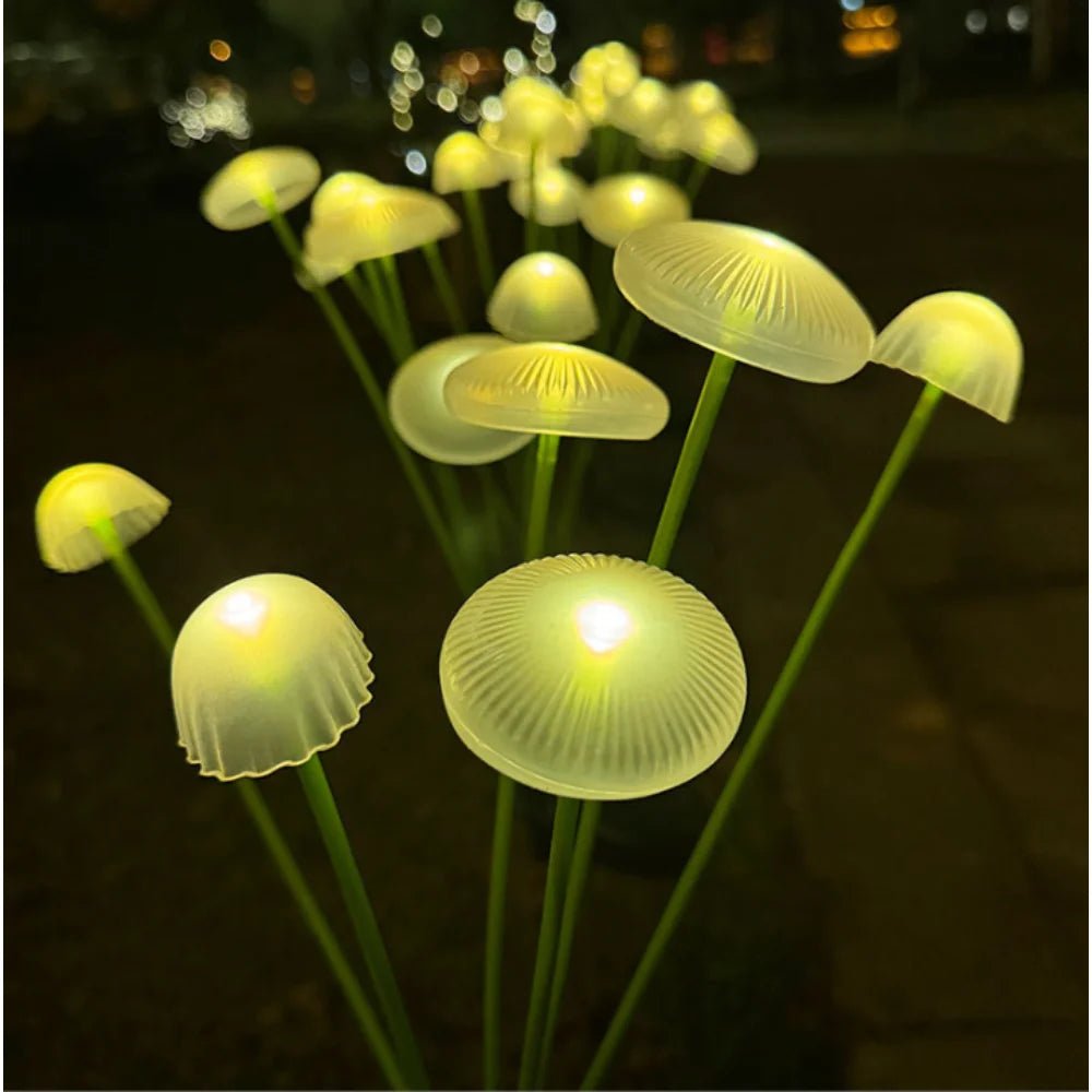 Solar Garden Lights, 10 Pack Solar Mushroom Lights for Garden Decor, Solar Lights Outdoor for Path and Patio